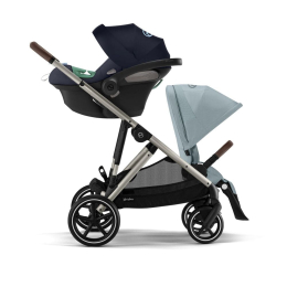 Прогулочная коляска для двойни Cybex Gazelle S Sky Blue (2 сиденья)