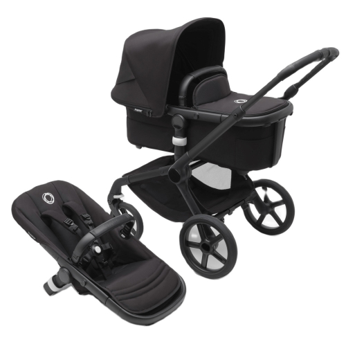 Коляска 2 в 1 Bugaboo Fox 5 Midnight black шасси Black