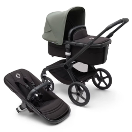 Коляска 2 в 1 Bugaboo Fox 5 Forest green/Midnight black шасси Black