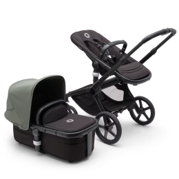 Коляска 2 в 1 Bugaboo Fox 5 Forest green/Midnight black шасси Black
