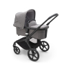 Коляска 2 в 1 Bugaboo Fox 5 Grey mélange (черное шасси)