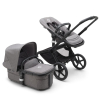 Коляска 2 в 1 Bugaboo Fox 5 Grey mélange (черное шасси)