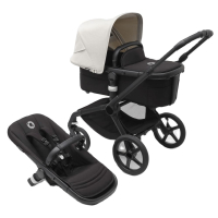 Коляска 2 в 1 Bugaboo Fox 5 Misty white/Midnight black шасси Black