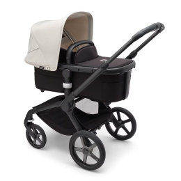 Коляска 2 в 1 Bugaboo Fox 5 Misty white/Midnight black шасси Black
