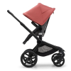 Коляска 2 в 1 Bugaboo Fox 5 Sunrise red/Grey mélange шасси Black