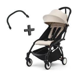 Прогулочная коляска Stokke YOYO3 Bonpoint Beige рама Black + Бампер