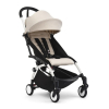 Прогулочная коляска Stokke YOYO Bonpoint Beige/White (Бежевый цвет / Белая рама)