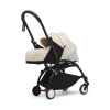 Коляска 2 в 1 Stokke YOYO Bonpoint Beige/Black Newborn Pack (бежевый цвет+черная рама)