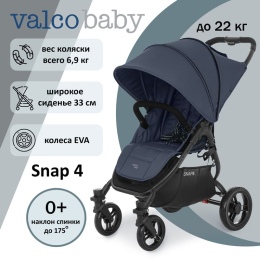Прогулочная коляска Valco Baby Snap 4 Deep Blue (Темно-синий)
