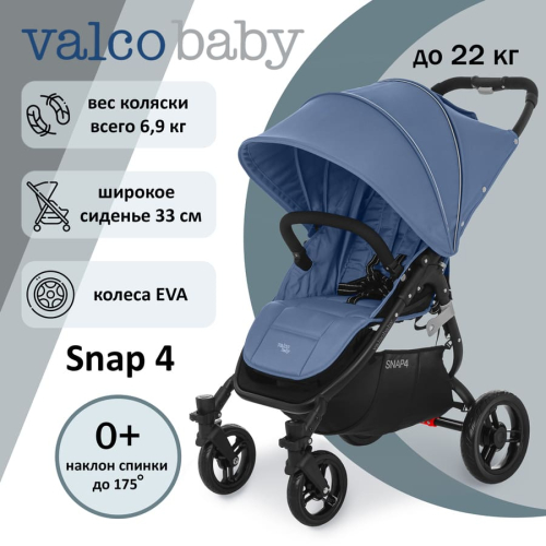 Прогулочная коляска Valco Baby Snap 4 Glacier (Лазурный)