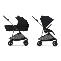 Коляска 2 в 1 Cybex Melio Magic Black (Черный)