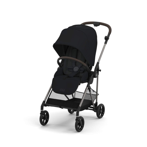 Коляска 2 в 1 Cybex Melio Magic Black (Черный)