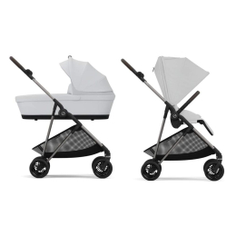 Коляска 2 в 1 Cybex Melio Fog Grey (Туманно-серый)