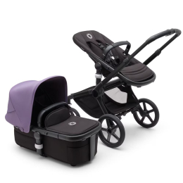 Коляска 2 в 1 Bugaboo Fox 5 Astro purple/midnight black шасси Black