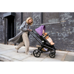 Коляска 2 в 1 Bugaboo Fox 5 Astro purple/midnight black шасси Black