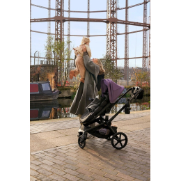 Коляска 2 в 1 Bugaboo Fox 5 Astro purple/midnight black шасси Black
