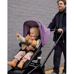 Коляска 2 в 1 Bugaboo Fox 5 Astro purple/midnight black шасси Black