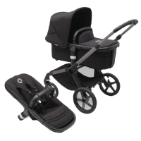 Коляска 2 в 1 Bugaboo Fox 5 Midnight black шасси Graphite