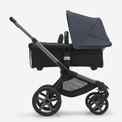 Коляска 2 в 1 Bugaboo Fox 5 Stormy blue/black шасси Graphite