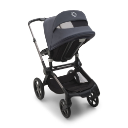 Коляска 2 в 1 Bugaboo Fox 5 Stormy blue/midnight black шасси Graphite