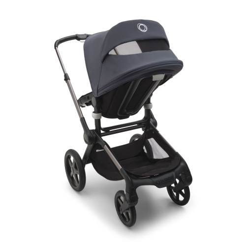 Коляска 2 в 1 Bugaboo Fox 5 Stormy blue/midnight black шасси Graphite