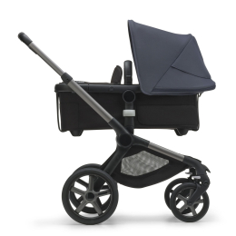 Коляска 2 в 1 Bugaboo Fox 5 Stormy blue/midnight black шасси Graphite