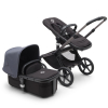 Коляска 2 в 1 Bugaboo Fox 5 Stormy blue/midnight black шасси Graphite