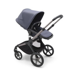 Коляска 2 в 1 Bugaboo Fox 5 Stormy blue шасси Graphite
