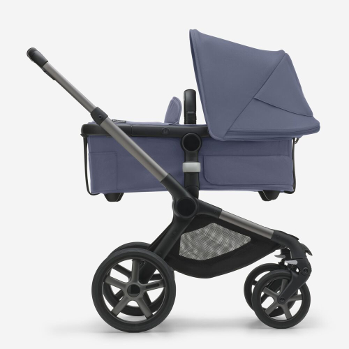 Коляска 2 в 1 Bugaboo Fox 5 Stormy blue шасси Graphite