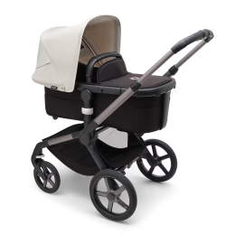 Коляска 2 в 1 Bugaboo Fox 5 Misty white/midnight black шасси Graphite