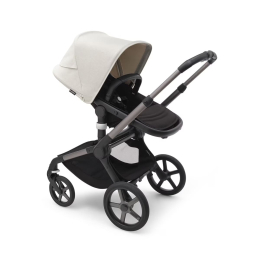 Коляска 2 в 1 Bugaboo Fox 5 Misty white/midnight black шасси Graphite