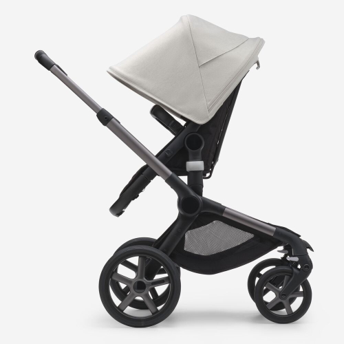 Коляска 2 в 1 Bugaboo Fox 5 Misty white/midnight black шасси Graphite