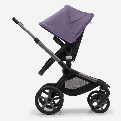 Коляска 2 в 1 Bugaboo Fox 5 Astro purple/midnight black шасси Graphite