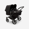 Коляска для двойни 2 в 1 Bugaboo Donkey 5 Twin Midnight black шасси Black