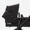 Коляска для двойни 2 в 1 Bugaboo Donkey 5 Twin Midnight black шасси Aluminium