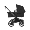 Коляска для двойни 2 в 1 Bugaboo Donkey 5 Twin Midnight black шасси Graphite