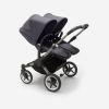 Коляска для двойни 2 в 1 Bugaboo Donkey 5 Twin Stormy blue шасси Graphite