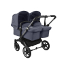 Коляска для двойни 2 в 1 Bugaboo Donkey 5 Twin Stormy blue шасси Graphite