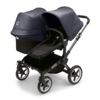 Коляска для двойни 2 в 1 Bugaboo Donkey 5 Twin Stormy blue/midnight black шасси Graphite