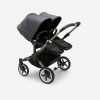 Коляска для двойни 2 в 1 Bugaboo Donkey 5 Twin Stormy blue/midnight black шасси Graphite