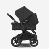 Коляска для двойни 2 в 1 Bugaboo Donkey 5 Twin Midnight black/grey melange шасси Graphite