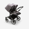 Коляска для двойни 2 в 1 Bugaboo Donkey 5 Twin Grey mélange шасси Graphite