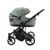 Коляска для двойни Adamex 3 в 1 Leo Duo TIP-TK27 (Серо-Зеленый)