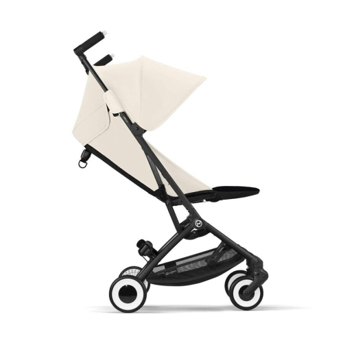 Прогулочная коляска Cybex Libelle 2024 Canvas White (Белый с черным)