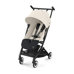 Прогулочная коляска Cybex Libelle 2024 Canvas White (Белый с черным)