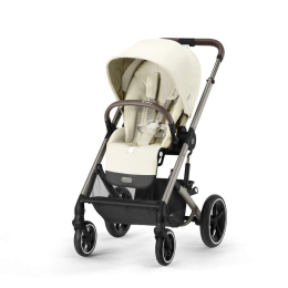 Прогулочная коляска Cybex Balios S Lux Seashell Beige шасси Taupe