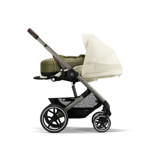 Прогулочная коляска Cybex Balios S Lux Seashell Beige шасси Taupe