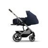 Прогулочная коляска Cybex Balios S Lux Ocean Blue шасси Silver