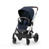 Прогулочная коляска Cybex Balios S Lux Ocean Blue шасси Silver