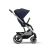 Прогулочная коляска Cybex Balios S Lux Ocean Blue шасси Silver